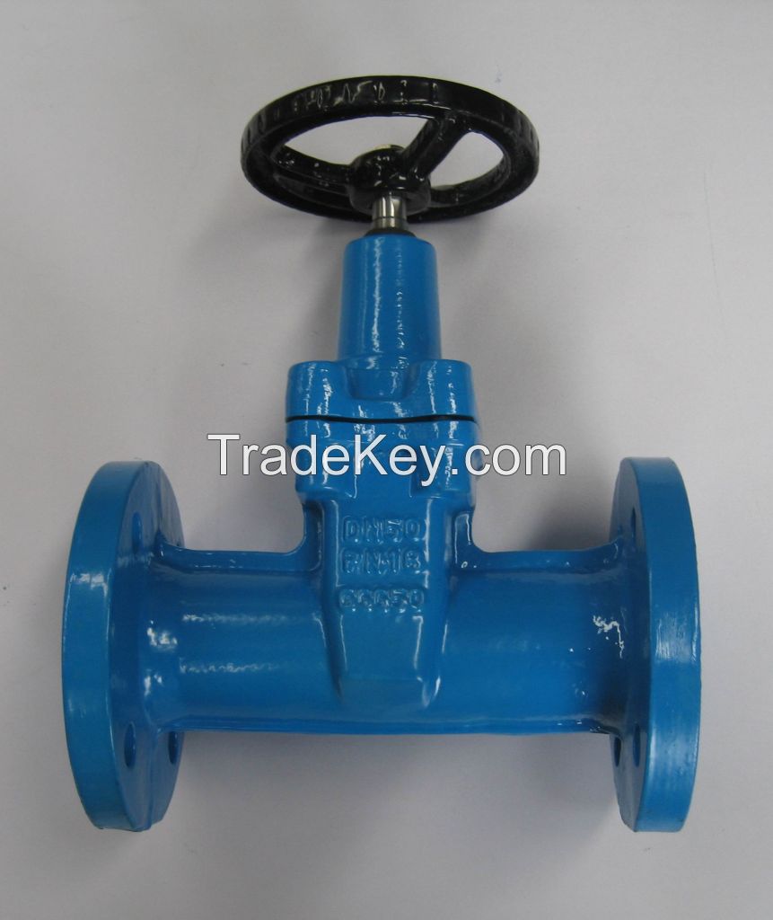 BS5163/AWWA C509/DIN3202/GOST/ Non-rising stem gate valve