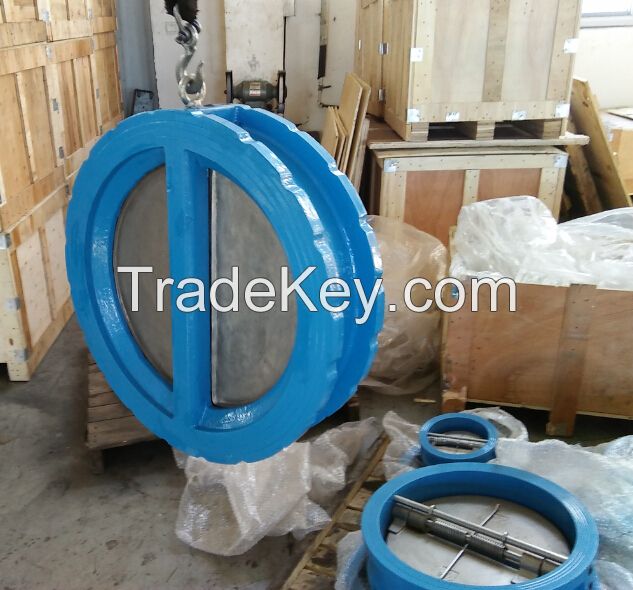 dual plate lug wafer rubber seat check valve/Dual Plate Butterfly Check Valve