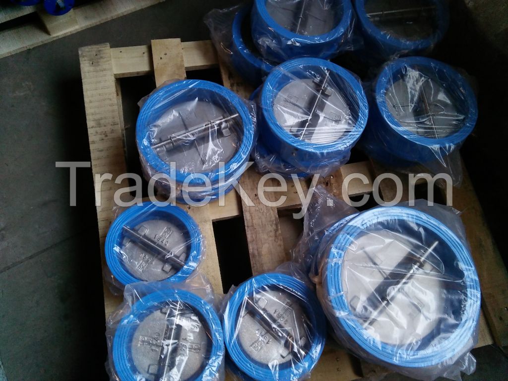 SS316/Ductile iron dual plate wafer check valve