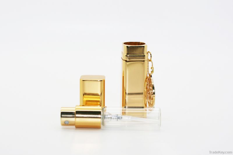 cover with glass bottle inside, wholesale glass perfume bottles