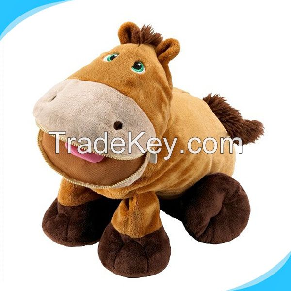 Toy Hippo Plush pass EN71 test report , Plush Hippo Doll Toy  with customized logo, OEM design plush toy