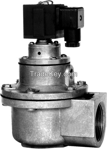 Diaphragm and solenoid valve for bagfilter