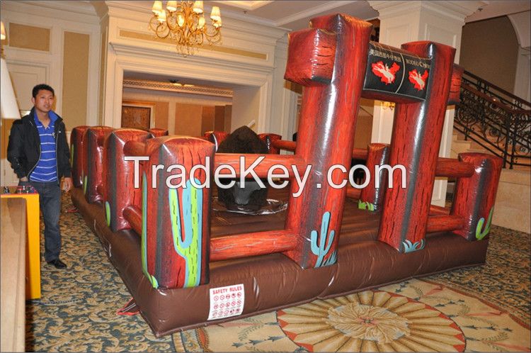 Super crazy and best selling kids entertainment mechanical bull for sale with different colors