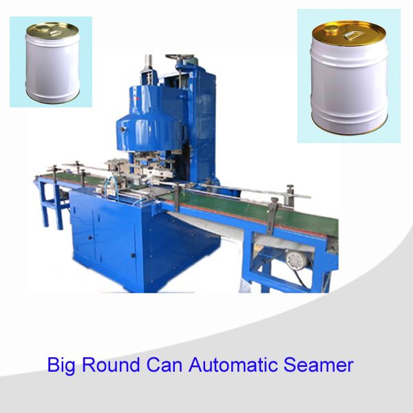 Automatic round can seamer