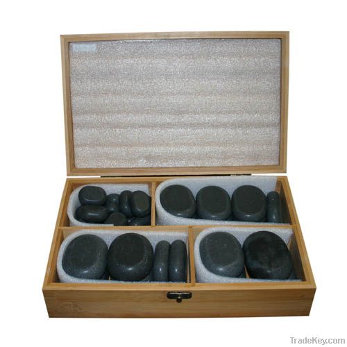 Evavo 36 Pcs Hot Massage Stone Set