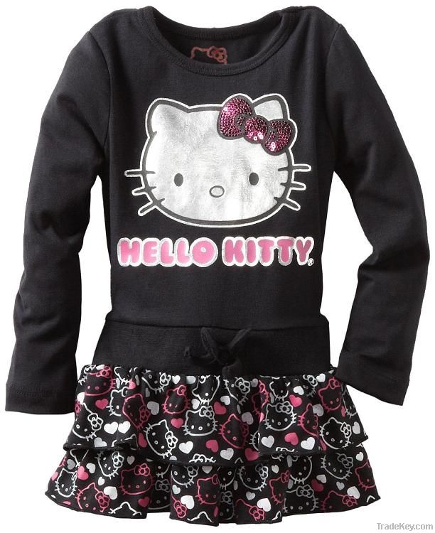 Kitty baby girls clothes set