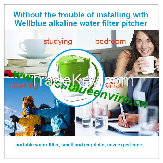 china wellblue professional manufacturer of water purifier pitcher