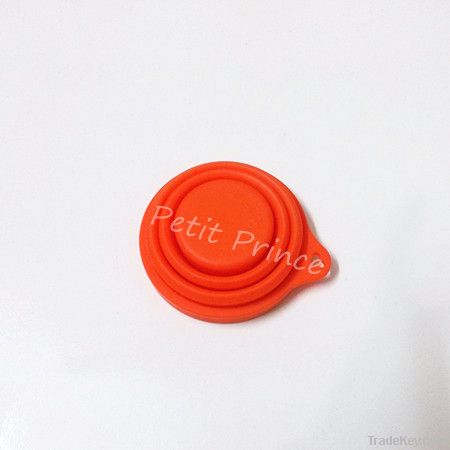 silicone folding cup with over