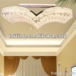 beautiful modern crystal ceiling light