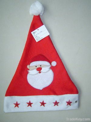 hot sale christmas hats with LED light