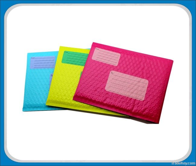 Colored Plastic Bubble Envelopes