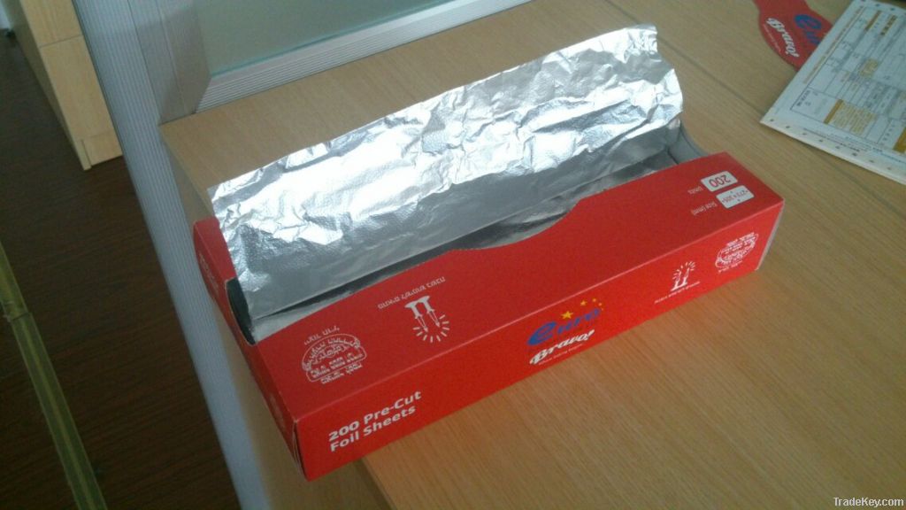 aluminium foil sheets for wrapping