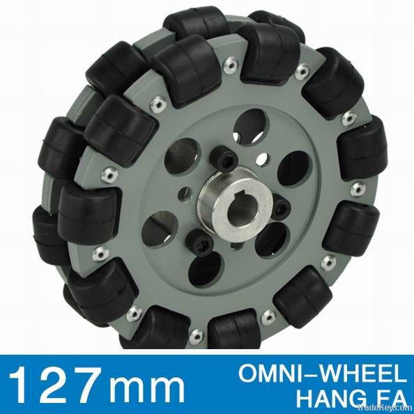 127mm double aluminum omni wheel QL-13