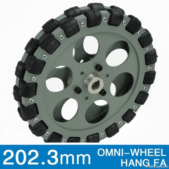 203.2mm double aluminum omni wheel QL-20