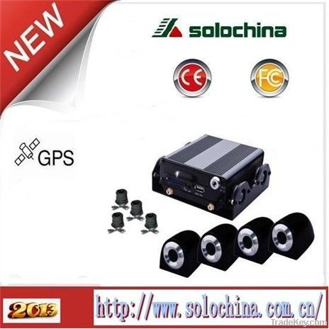 4 Channel car Car black box Full HD video recorder with GPS