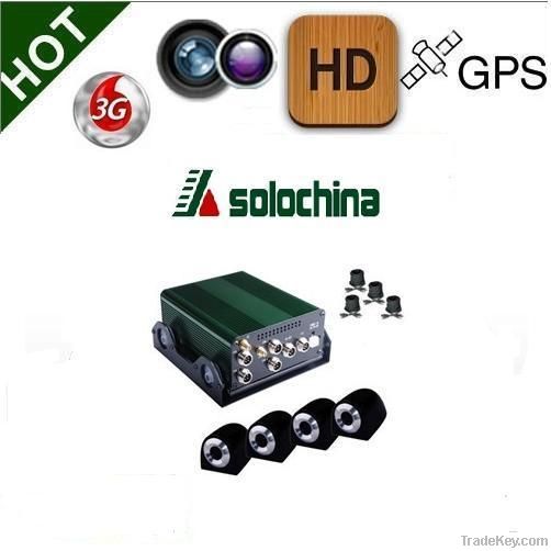 3G mobile DVR recorder 4 Channel realtime vehicle with GPS