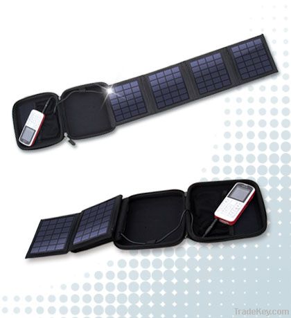 Solar charger wallet