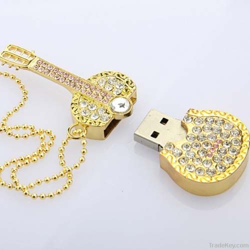 USB flash drive with rhinestone