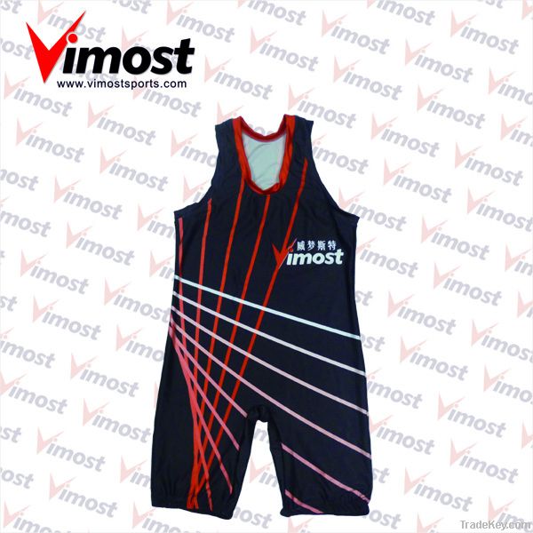 100% polyester wrestling singlet