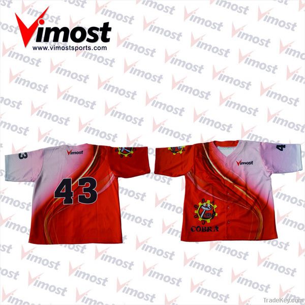 dye-sub baseball jersey/100% polyester/custom made