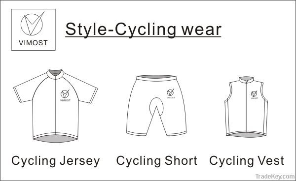 Custom 100 % polyester sub-cycling jersey