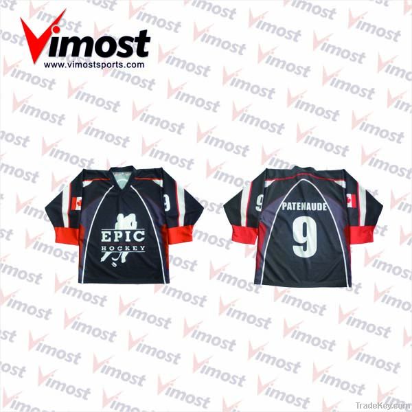 dye-sub ice hockey jersey/100% polyester/custom made