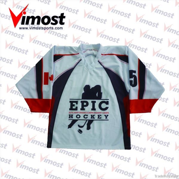 dye-sub ice hockey jersey/100% polyester/custom made