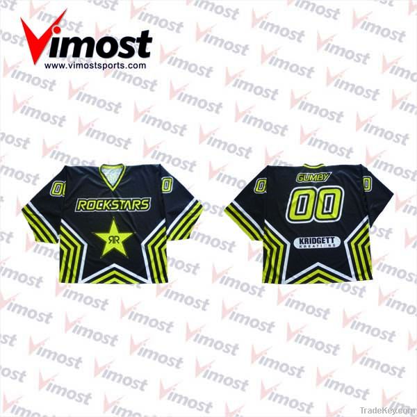 dye-sub ics hockey jersey/100% polyester/custom made