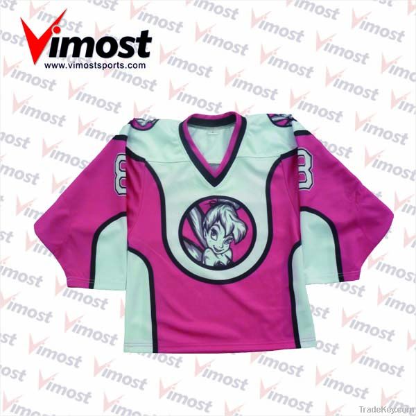 dye-sub ice hockey jersey/100% polyester/custom made