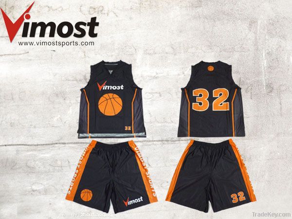 Custom 100 % polyester basketball tops