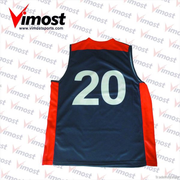 Dye-sub Basketball Top/100% Polyester/custom Made