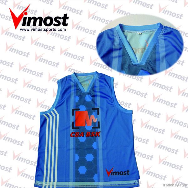 sublimation man's basketball top