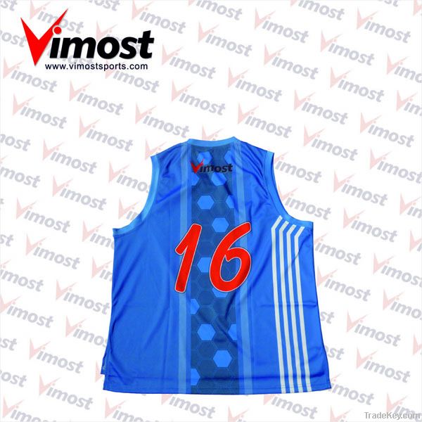 sublimation man's basketball top