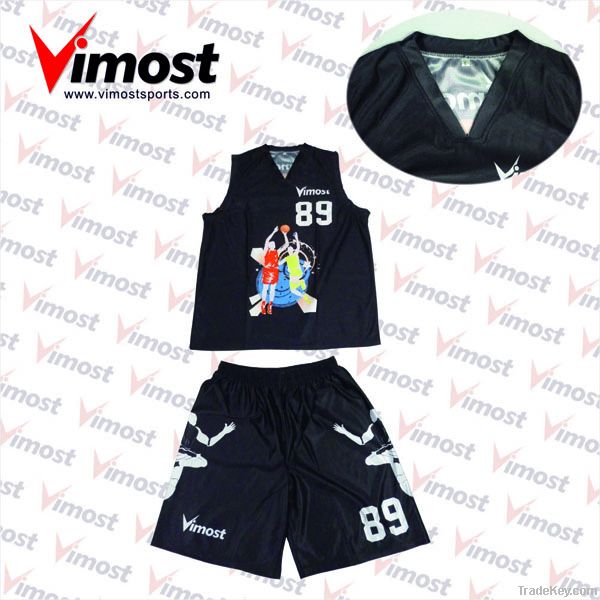 sublimation man's basketball top