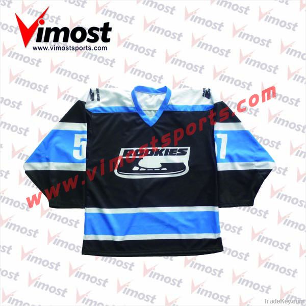 sublimation custom ice hockey jersey, hockey wear, team uniform