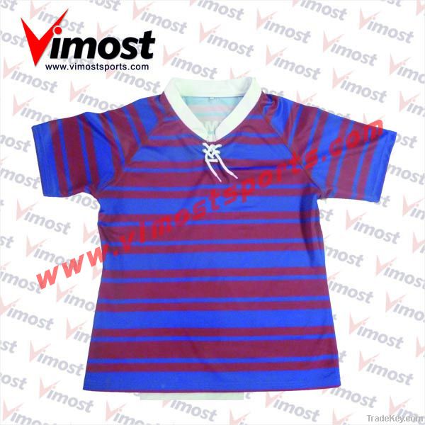 top quality custom 110%polyester sublimated rugby jersey