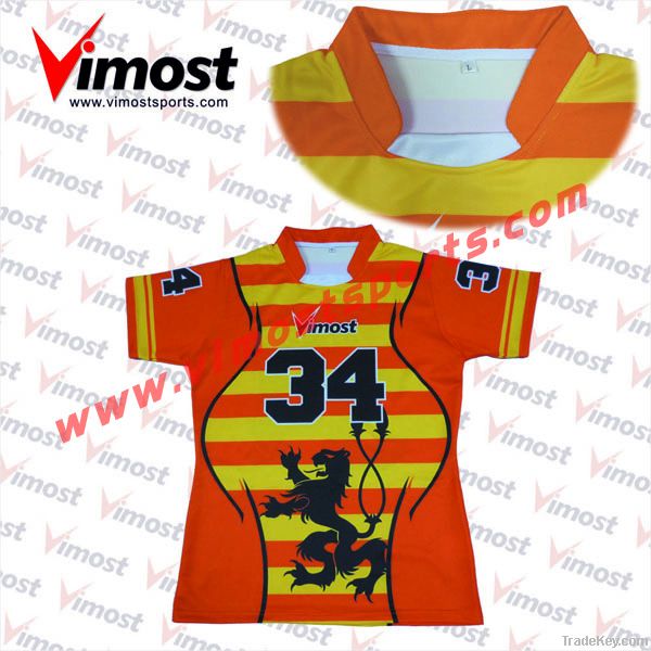 OEM custom high quality rugby jersey, rugby wear, shirt