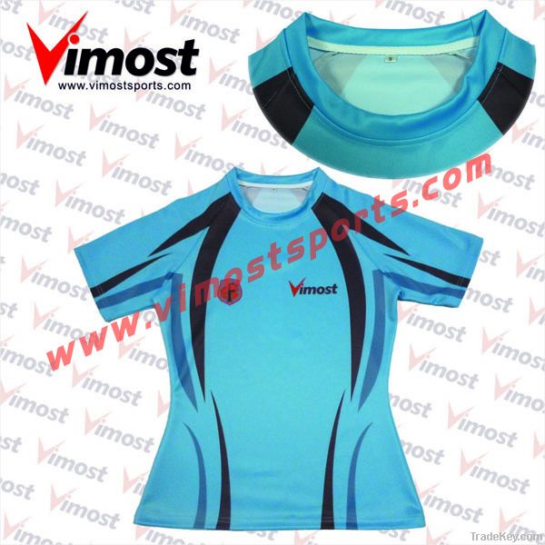 custom high quality men rugby wear, rugby jersey with sublimation