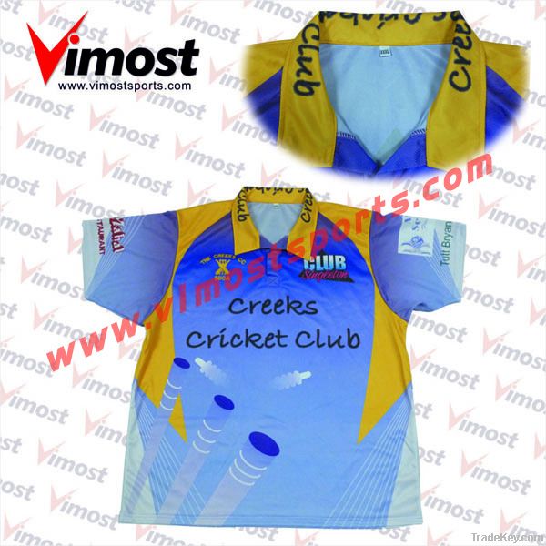 Custom cricket playing shirt