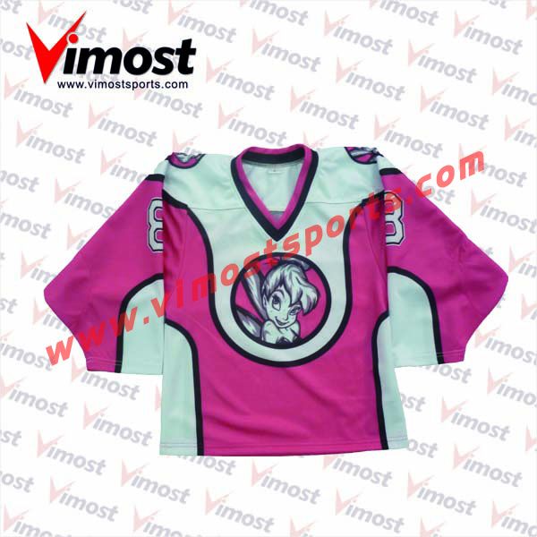 Pink Ice Hockey Jersey