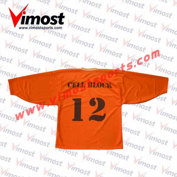 Orange Ice Hockey Wear