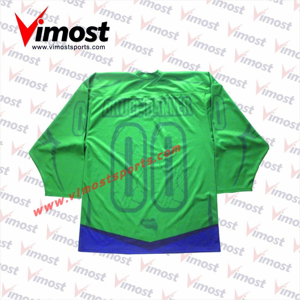 Green Ice Hockey Jersey