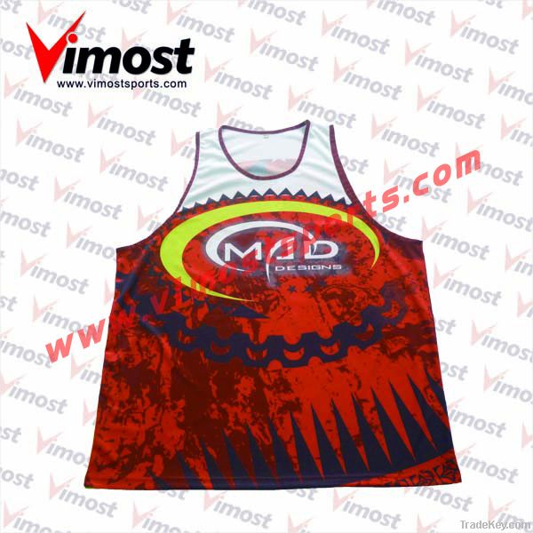 custom running singlet