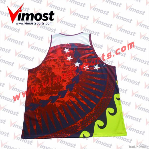 custom running singlet