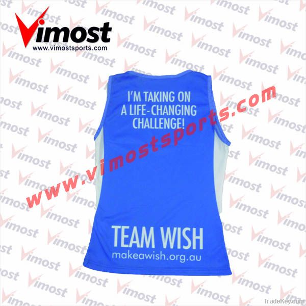 custom running singlet