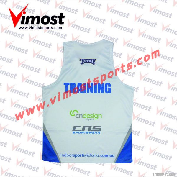 custom running singlet