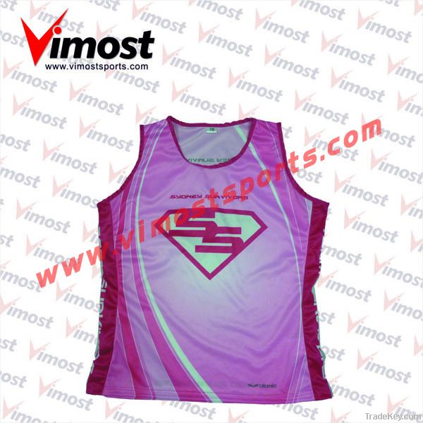 custom running singlet