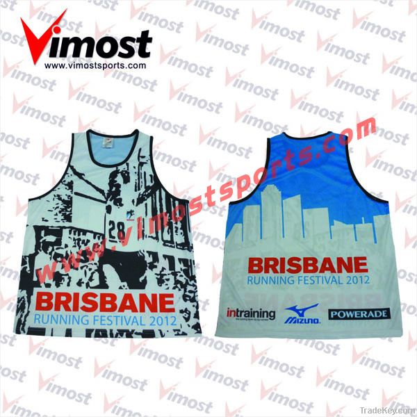 custom running singlet