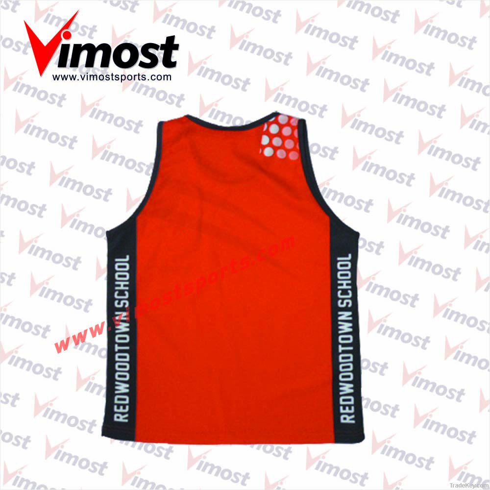 custom running singlet