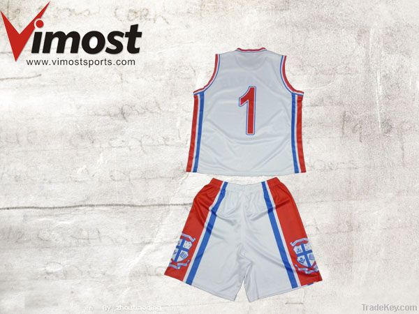 custom  basketball uniform with sublimation , OEM